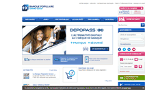 Desktop Screenshot of ouest.banquepopulaire.fr