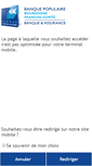 Mobile Screenshot of bpbfc.banquepopulaire.fr